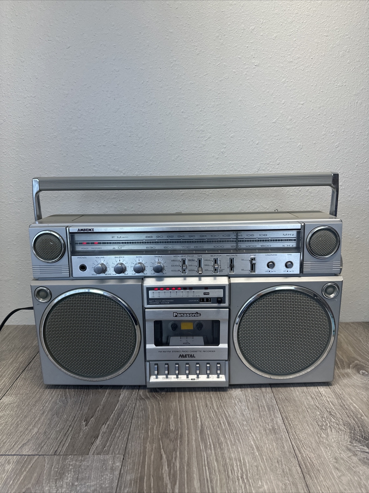 Panasonic Platinum RX-5150 Vintage Cassette Stereo Boombox Tested Working Nice!