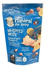 Gerber Natural For Baby Banana Apple Blueberry Whipped Melts Baby Snacks 1 oz