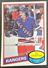 1980-81 O-Pee-Chee OPC Hockey - #277 Ed Johnstone - New York Rangers