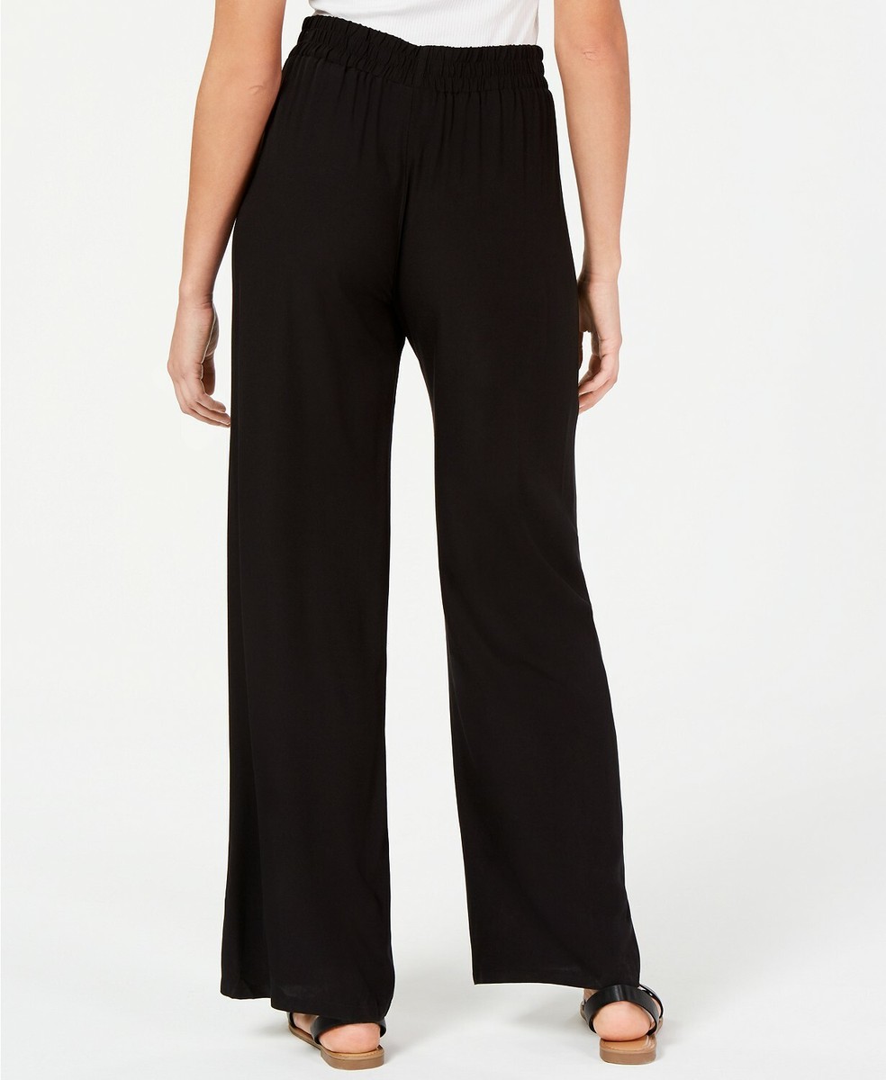 GOOD ENOUGH Black Cotton Pants L グッドイナフ Be Bop Juniors Wide-Leg Soft Pants - Black Small Short | eBay