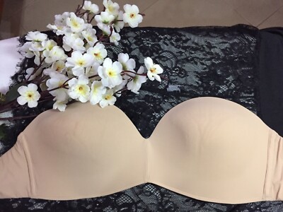 ESMARA lingerie   Bra  Size us 36b it4b eu80b padded wireless beige strapless 