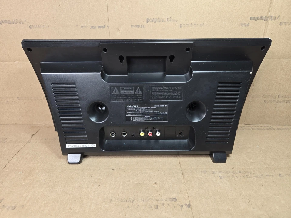 Sistema de karaoke AKAI KS303-BT Bluetooth efectos de luz con 2 micrófonos y adaptador de corriente Foto 4 de 4