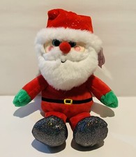 Christmas Santa Sparkle Eyes 10" Plush Toy