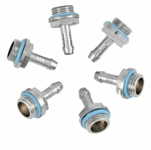 New 6 Pcs Barb Fittings Connector Replacement Parts For Water Tank Cooling k