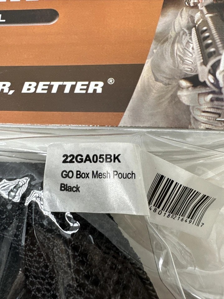 BlackHawk 22GA05BK GO Caja Malla Bolsa Negra para Organizar Gancho Lazo Foto 3 de 4