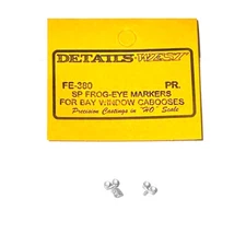 Details West FE-380 SP Frog-Eye Caboose Marker Lights (2) HO Scale