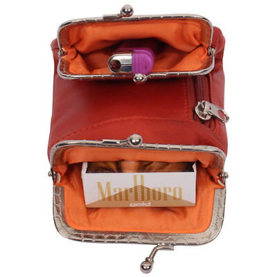 hermes cigarette case Orange Leather Set (Hermes Hue)