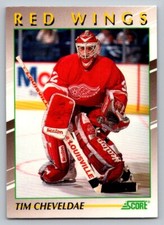 1991-92 Score Young Superstars - #25 Tim Cheveldae