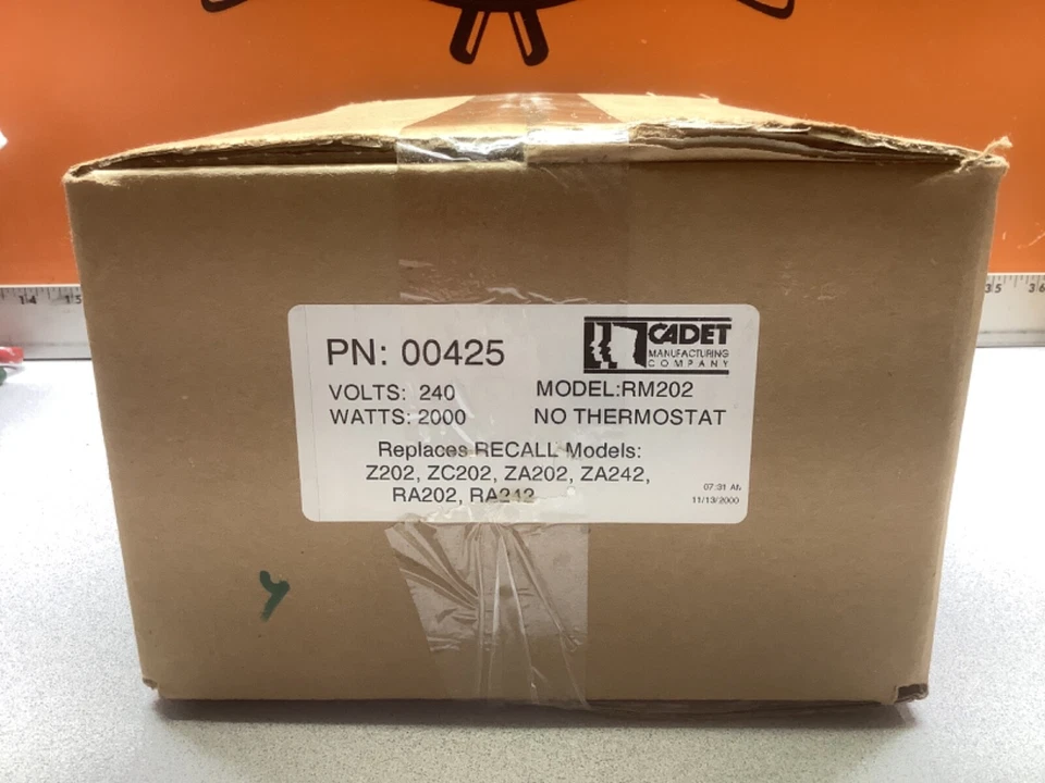 240V 2,000-watt Register In-wall Fan-forced Replacement Electric Heater Assembly - Image 4 of 4