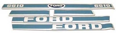 Ford 6610 Traktor Aufkleber Set Top Qualität