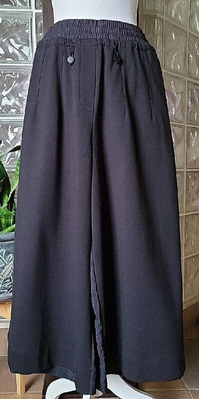 NWT COS Women Wide-leg Cropped Culottes Sz. XS Black