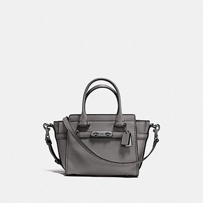 Coach swagger best sale grey