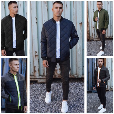 Herren Jacke Bomberjacke Übergangsjacke Sweatjacke Sportjacke Basic Dstreet MIX