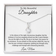 To my Daughter Necklace, Mother Daughter Gift, Gift for Daughter from Mom