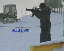 NORBERT WEISSER SIGNED AUTHENTIC 'THE THING' 8x10 MOVIE PHOTO B COA GERMAN ACTOR