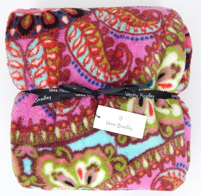Vera Bradley Throw Blanket in Resort Medallion Print 50x80 ...