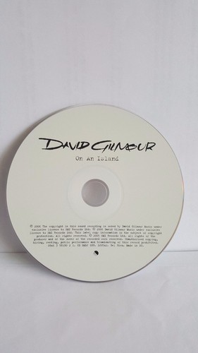 VERY RARE !! UK CD PROMO SINGLE OF "ON AN ISLAND" BY DAVID GILMOUR (PINK FLOYD) - Picture 2 of 3