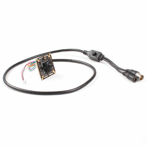 1X 700TVL Effio-E DSP 1/3" Sony CCD Board Kamera 3,7 mm Pinhole Objektiv DC12V - Bild 1 von 2