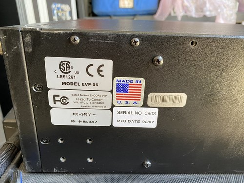 Barco Folsom EVP-06 Encore Video Processor - Afbeelding 6 van 8