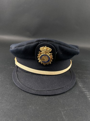 Vintage Spain Cuerpo Nacional De Policia Service Military Cap Police Hat