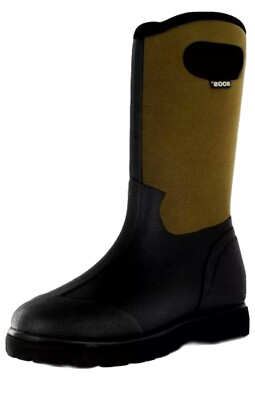 Bogs Work Boots Mens Sz 7  Roper Farm Rubber Insulated Black