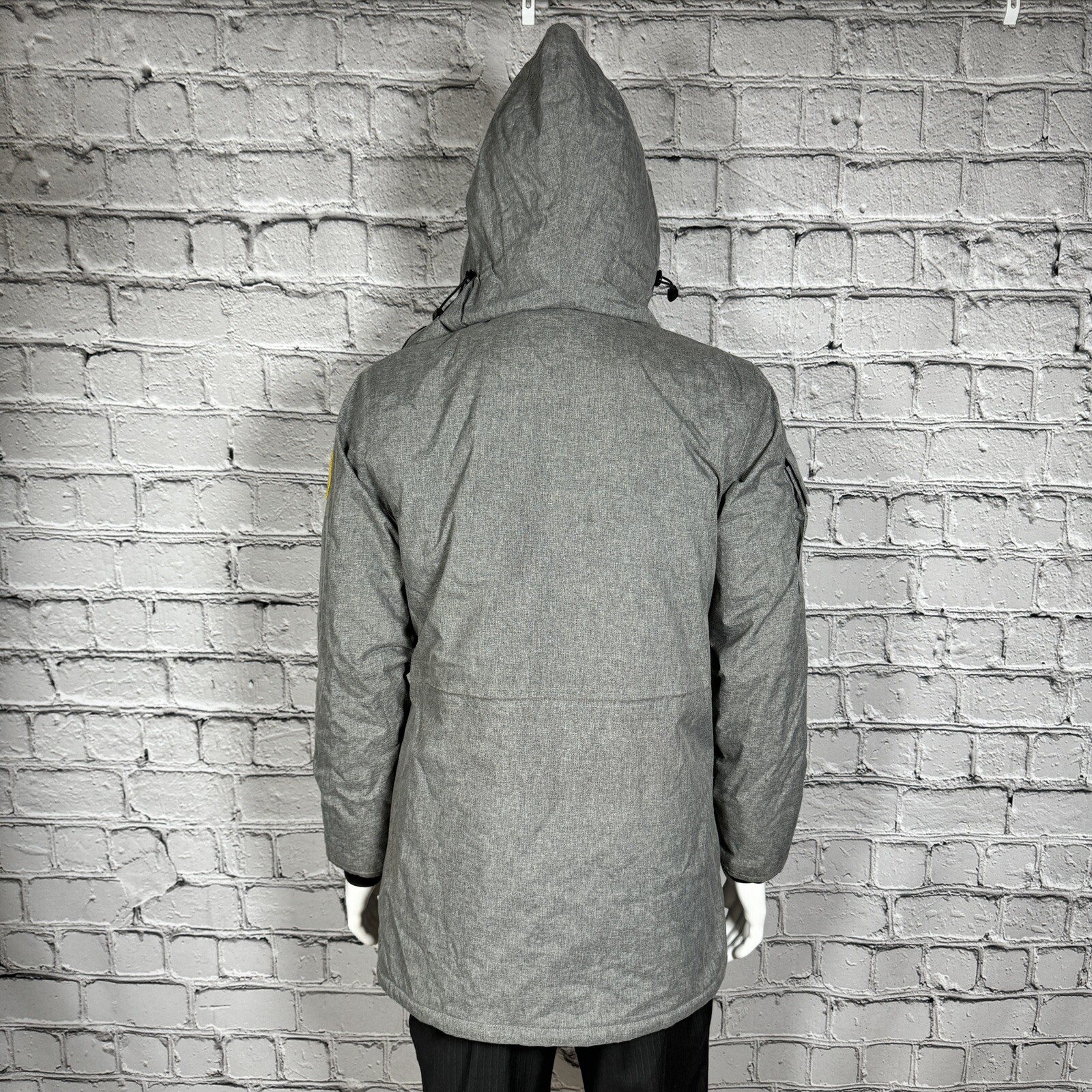 NFL Superbowl XLVIII Mens NJ/NY Jacket Coat Parka Seahawks vs Broncos Medium thumbnail 9