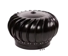 Master Flow 12 in. Galvanized Internally Braced Turbine Head in Black NEW