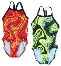Nike Girl's Racerback Swimsuit TDSS0002, One Piece Swimwear, Chlorine Resistant