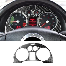 For Audi TT 8N 2001-06 Carbon Fiber Interior Speedometer Surround Cover Trim