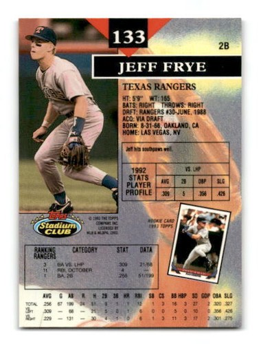 1993 Stadium Club Baseball Card #1 - #325 - - - Pick A Card - - - Complete a Set - Picture 137 of 369