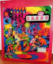 Vetro Flipper Psichedelic D. Gottlieb & Co. U.S.A. Anni 60 Rarissimo