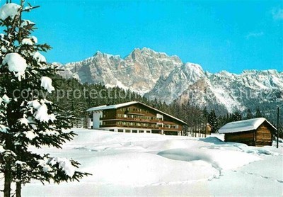 San Cassiano Badia Hotel Ciasa Salares Winterpanorama Val Badia Dolomiten