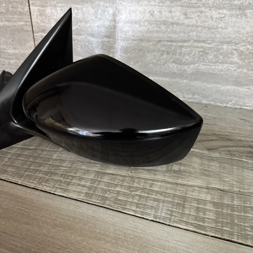 🇺🇸 2015 2016 2017 2018 2019 Nissan Versa espelho lateral esquerdo do motorista fabricante de equipamento original preto - Imagem 2 de 4