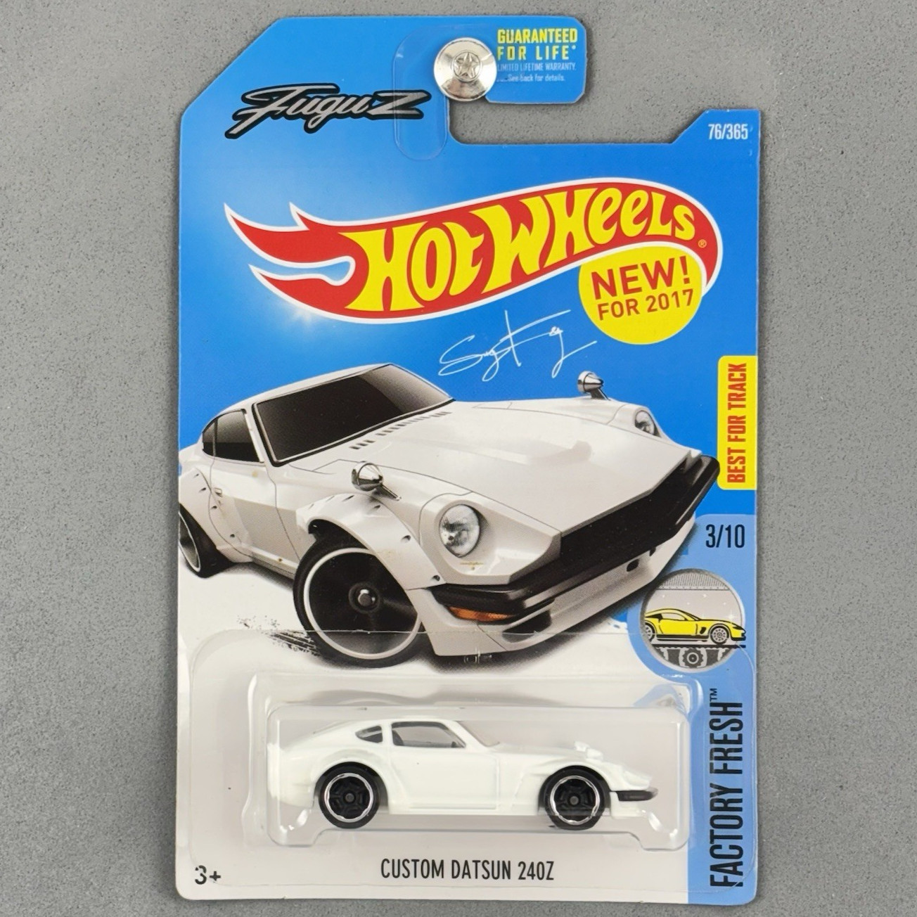 2017 Hot Wheels Custom Datsun 240Z Fugu Z White Sung Kang Rocket Bunny