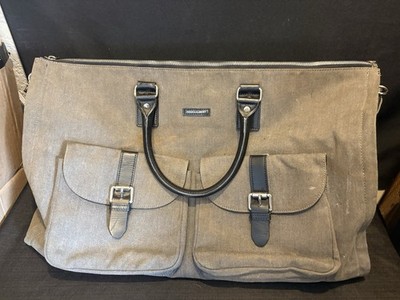 Hook & Albert canvas garment weekender bag ( Needs Cleaning & Missing Strap)