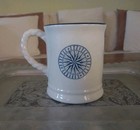 Set 2 AHOY! Mugs reverse Anchor to Compass Braided Rope Handle by Magenta 16 ozs — photo 4