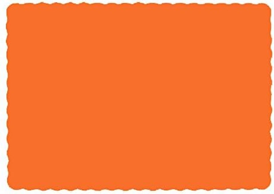 Paper Placemats for Dining Table – Disposable Scalloped Edges Color Table Mats G - Image 4 of 4