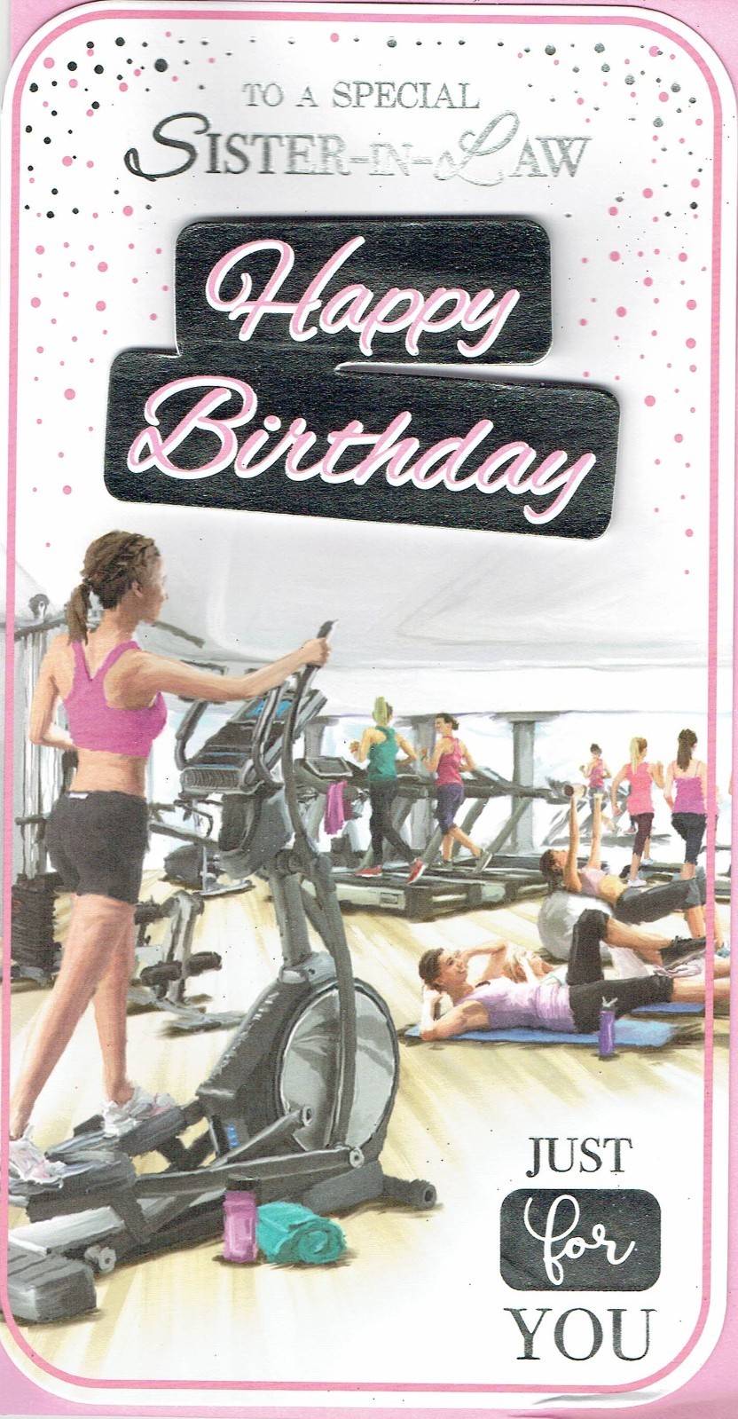 SISTER-IN-LAW BIRTHDAY CARD - Quality Gym Design