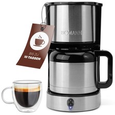 Bomann Thermo-Kaffeeautomat KA 6066 CB, 10 Tassen, 1,2 Liter, NEU
