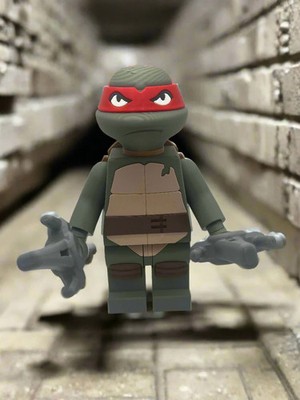 3D Printed TMNT Raphael Large Scale 8.5''- 9.5'' Big Fig