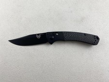 Benchmade 15085 Black S30V Mini Crooked River Custom Folding Blade Hunting Knife
