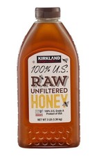 New Kirkland US Raw Unfiltered Honey - USA Grade A Sweet Honey 3 lb Bottle 
