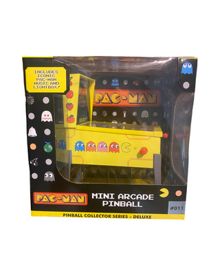 New Pac-Man Mini Arcade Pinball   Collector Series Deluxe #011 Music & Lightbox