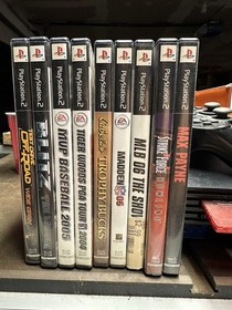 Sony PlayStation 2 PS2 Bundle w/2 Controllers Memory Card Games & Harvest Moon