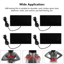 4pcs USB Heating Pad Multipurpose Carbon Fiber Washable Electric Heater Pad