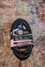 Ignite 1/4" 10 Ft. True 12 Gauge Wire AWG DJ/Pro Audio Speaker Cable - Black