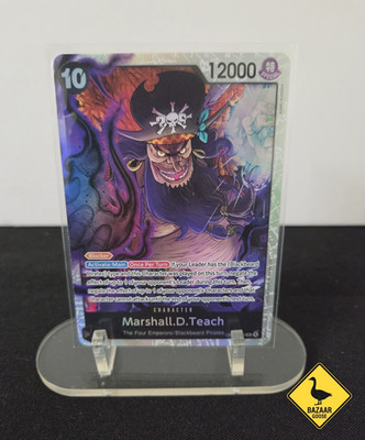 Marshall.D.Teach OP09-093 Super Rare Emperors in the New World Foil Reprint