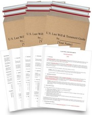 2025 Last Will and Testament Kit 3-Pack DIY Estate Planning Forms, Lawyer-Prep