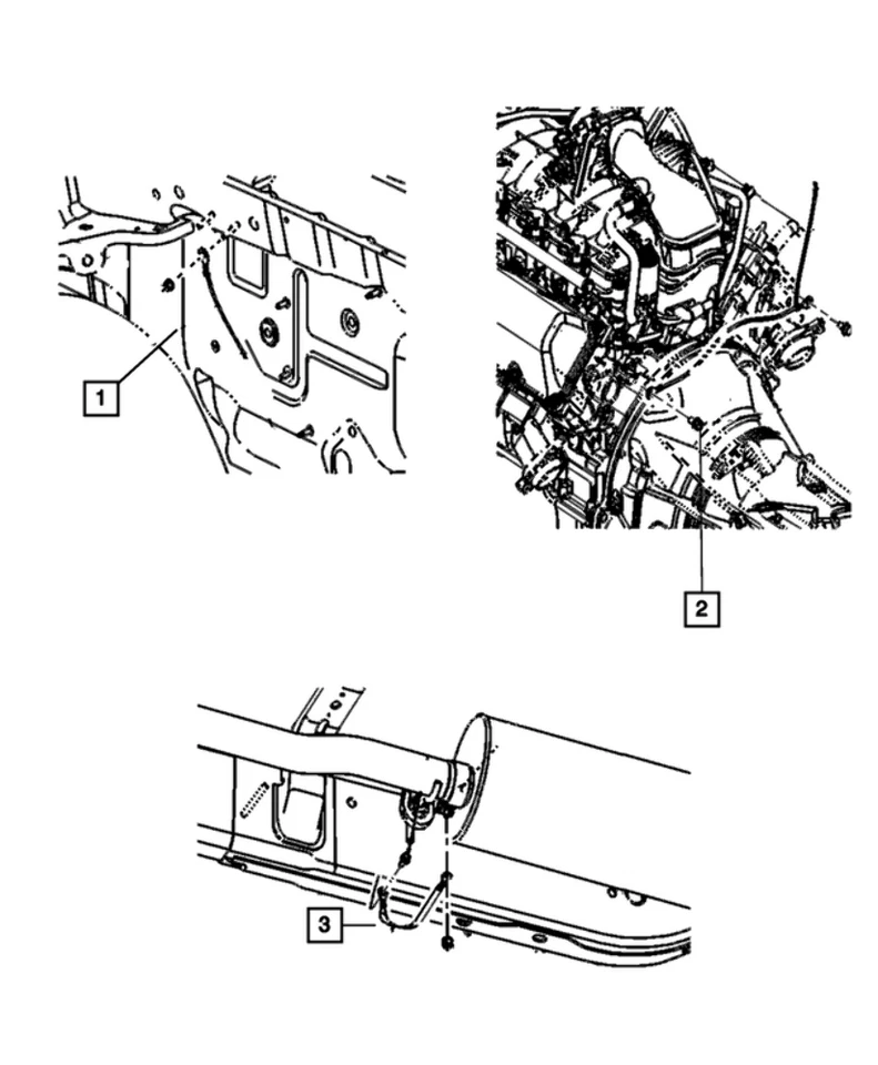New Genuine Mopar Strap Ground 2002-2011 OE 56043078AD - Image 4 of 4