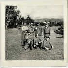 1967 Vietnam War Soldiers Group Camp Radcliff Identified Military Vtg Snapshot